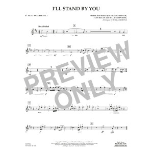 I'll Stand By You (arr. Paul Murtha) - Eb Alto Saxophone 2