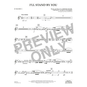 I'll Stand By You (arr. Paul Murtha) - Bb Trumpet 1