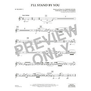 I'll Stand By You (arr. Paul Murtha) - Bb Trumpet 3