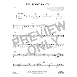 I'll Stand By You (arr. Paul Murtha) - F Horn 1