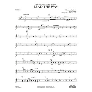Lead The Way (arr. Larry Moore) - Violin 1