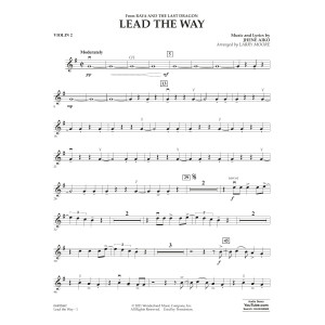 Lead The Way (arr. Larry Moore) - Violin 2