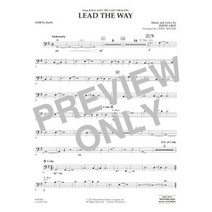 Lead The Way (arr. Larry Moore) - Bass