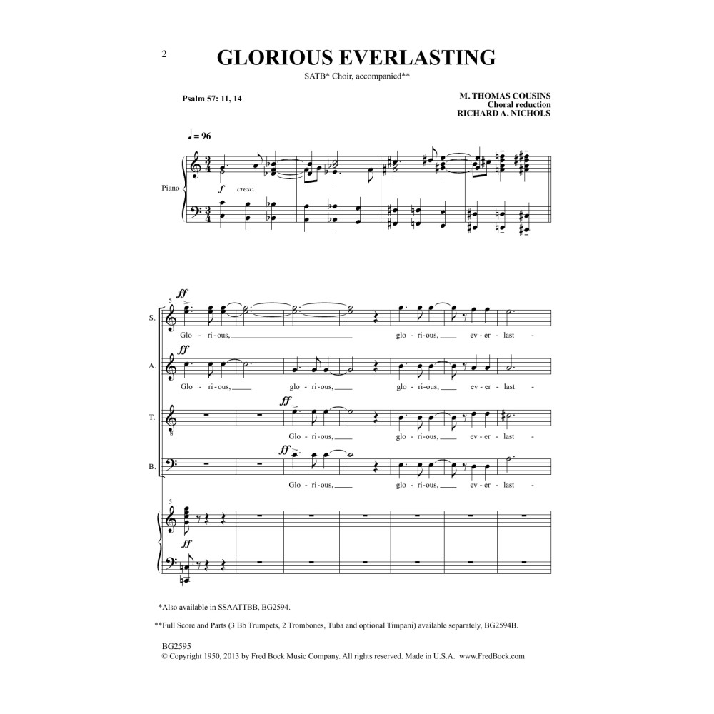 Glorious Everlasting (arr. Richard A. Nichols)