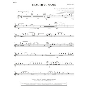 Beautiful Name (Orchestra) - Flute 1