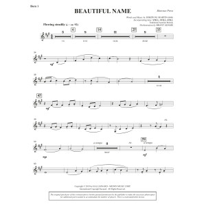 Beautiful Name (Orchestra) - F Horn 1