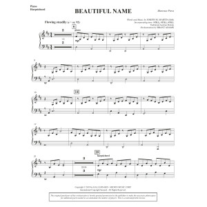 Beautiful Name (Orchestra) - Piano/Harpsichord