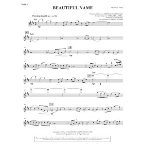 Beautiful Name (Orchestra) - Violin 1