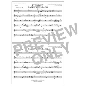 Everybody (Backstreet's Back) (arr. Tom Wallace) - F Horn