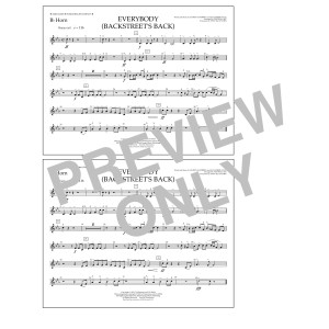Everybody (Backstreet's Back) (arr. Tom Wallace) - Bb Horn
