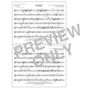 Toxic (arr. Tom Wallace) - Trumpet 1
