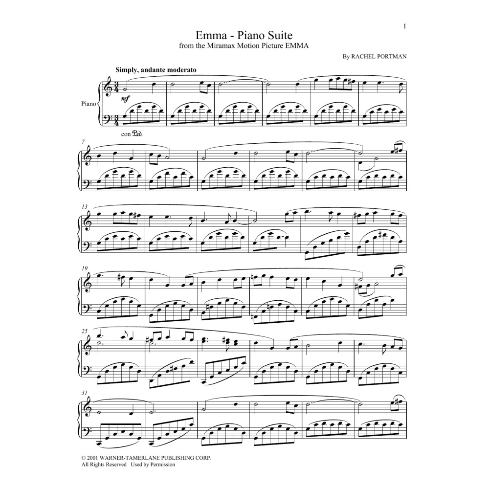 Emma - Piano Suite