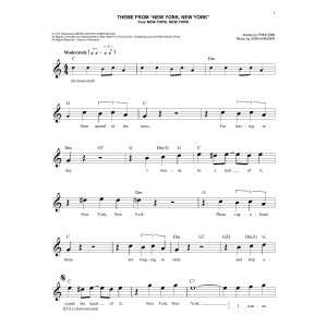 Theme From "New York, New York"