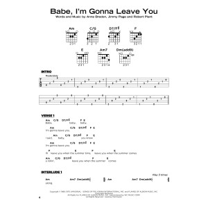 Babe, I'm Gonna Leave You