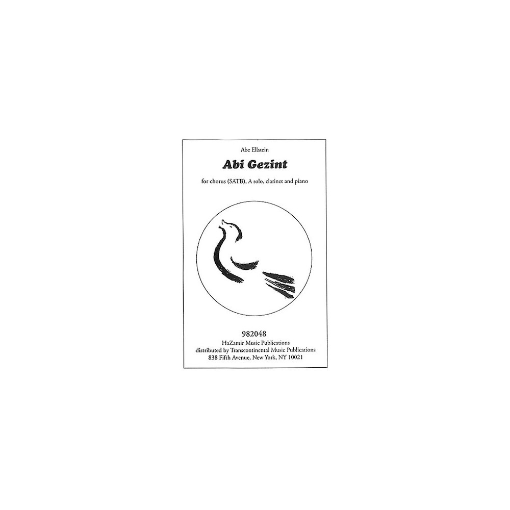 Abi Gezint (arr. Joshua Jacobson)