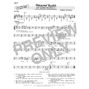 Preachin' Blues (Up Jumped The Devil)