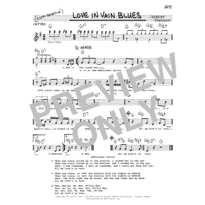 Love In Vain Blues