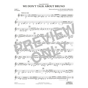 We Don't Talk About Bruno (from Encanto) (arr. Vinson) - Pt.3 - Bb Clarinet