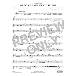 We Don't Talk About Bruno (from Encanto) (arr. Vinson) - Pt.3 - Bb Tenor Saxophone
