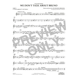 We Don't Talk About Bruno (from Encanto) (arr. Vinson) - Pt.3 - Eb Alto Sax/Alto Clar.