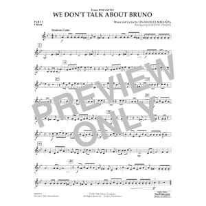 We Don't Talk About Bruno (from Encanto) (arr. Vinson) - Pt.3 - F Horn