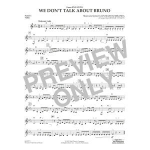 We Don't Talk About Bruno (from Encanto) (arr. Vinson) - Pt.3 - Violin