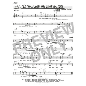If You Love Me Like You Say