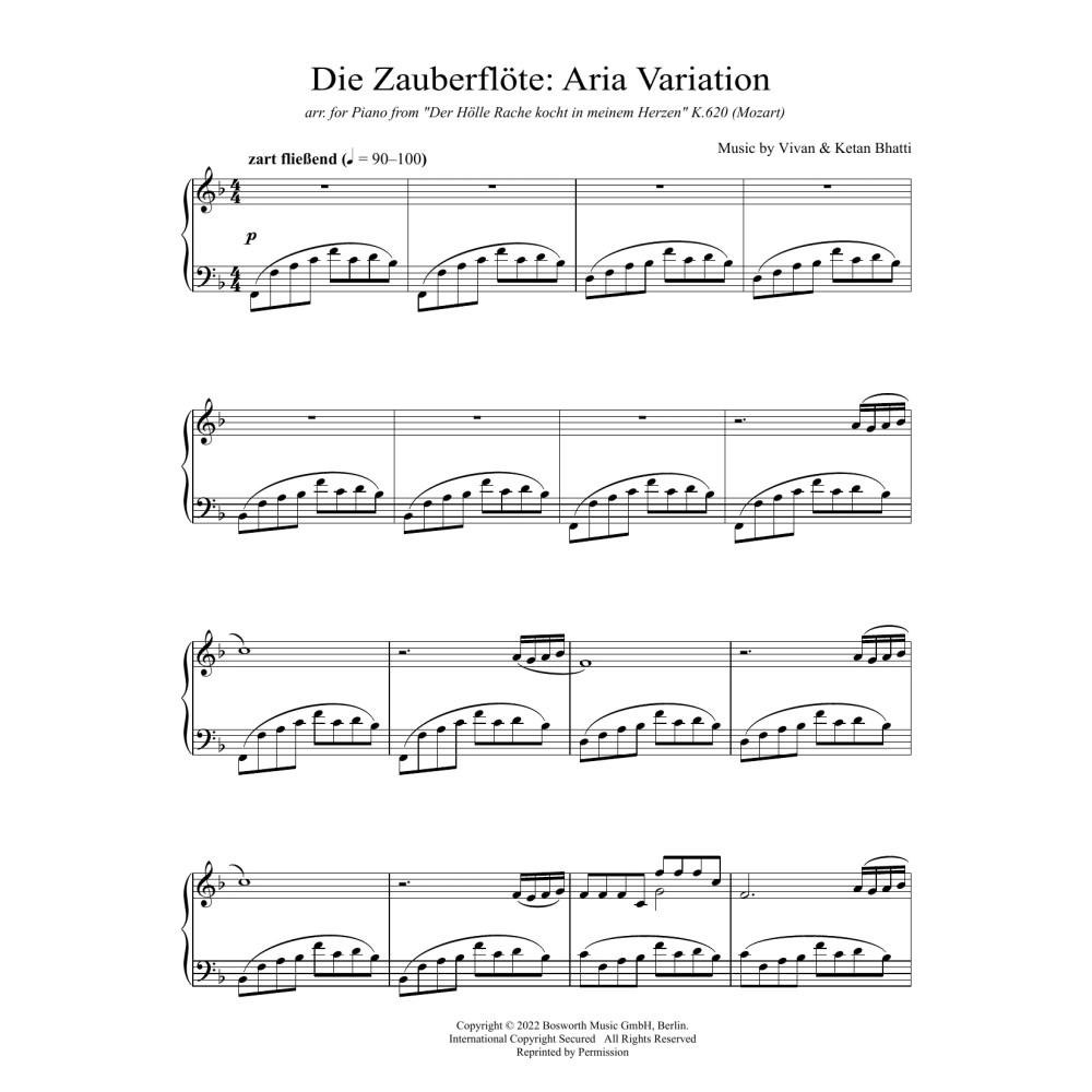 Die Zauberflöte: Aria Variation