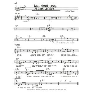 All Your Love (I Miss Loving)