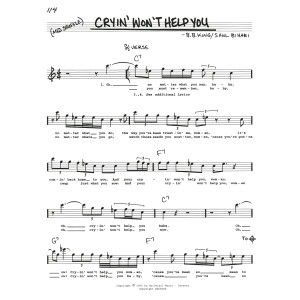 Cryin' Won't Help You