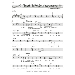 Boom Boom (Out Go The Lights)