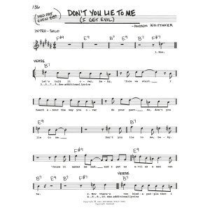 Don't You Lie To Me (I Get Evil)