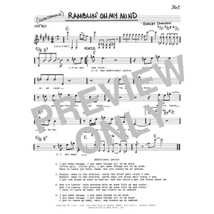 Ramblin' On My Mind