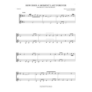 How Does A Moment Last Forever (from Beauty And The Beast)
