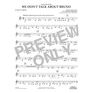 We Don't Talk About Bruno (from Encanto) (arr. Michael Sweeney) - Bb Bass Clarinet