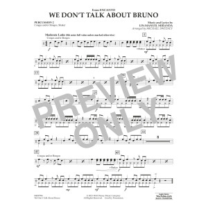 We Don't Talk About Bruno (from Encanto) (arr. Michael Sweeney) - Percussion 2