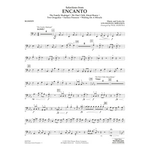 Selections from Encanto (arr. Paul Murtha) - Bassoon