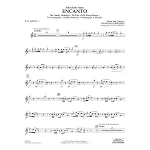Selections from Encanto (arr. Paul Murtha) - Bb Clarinet 1
