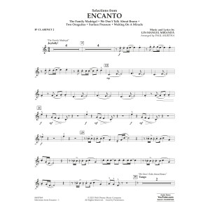 Selections from Encanto (arr. Paul Murtha) - Bb Clarinet 2