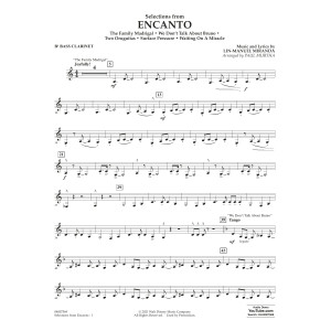 Selections from Encanto (arr. Paul Murtha) - Bb Bass Clarinet
