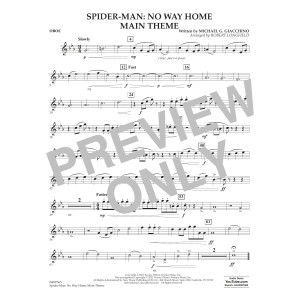 Spider-Man: No Way Home Main Theme (arr. Robert Longfield) - Oboe