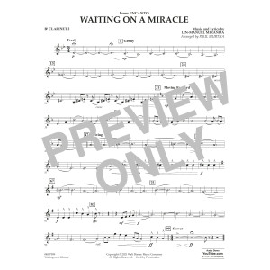 Waiting On A Miracle (from Encanto) (arr. Paul Murtha) - Bb Clarinet 2