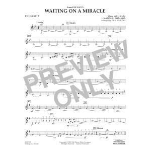 Waiting On A Miracle (from Encanto) (arr. Paul Murtha) - Bb Clarinet 3