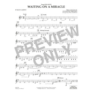 Waiting On A Miracle (from Encanto) (arr. Paul Murtha) - Bb Bass Clarinet
