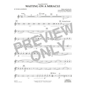 Waiting On A Miracle (from Encanto) (arr. Paul Murtha) - Bb Tenor Saxophone
