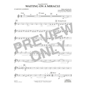 Waiting On A Miracle (from Encanto) (arr. Paul Murtha) - Eb Baritone Saxophone