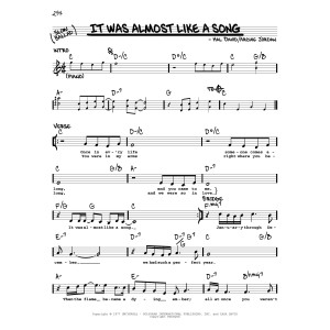It Was Almost Like A Song