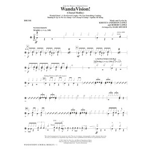 WandaVision! (Choral Medley) (arr. Mark Brymer) - Drums