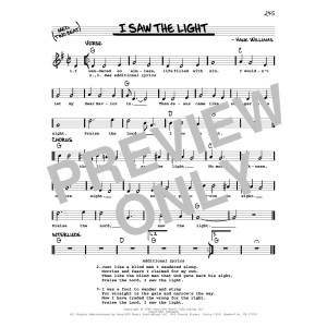 I Saw The Light