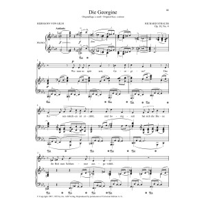 Die Georgine (Low Voice)